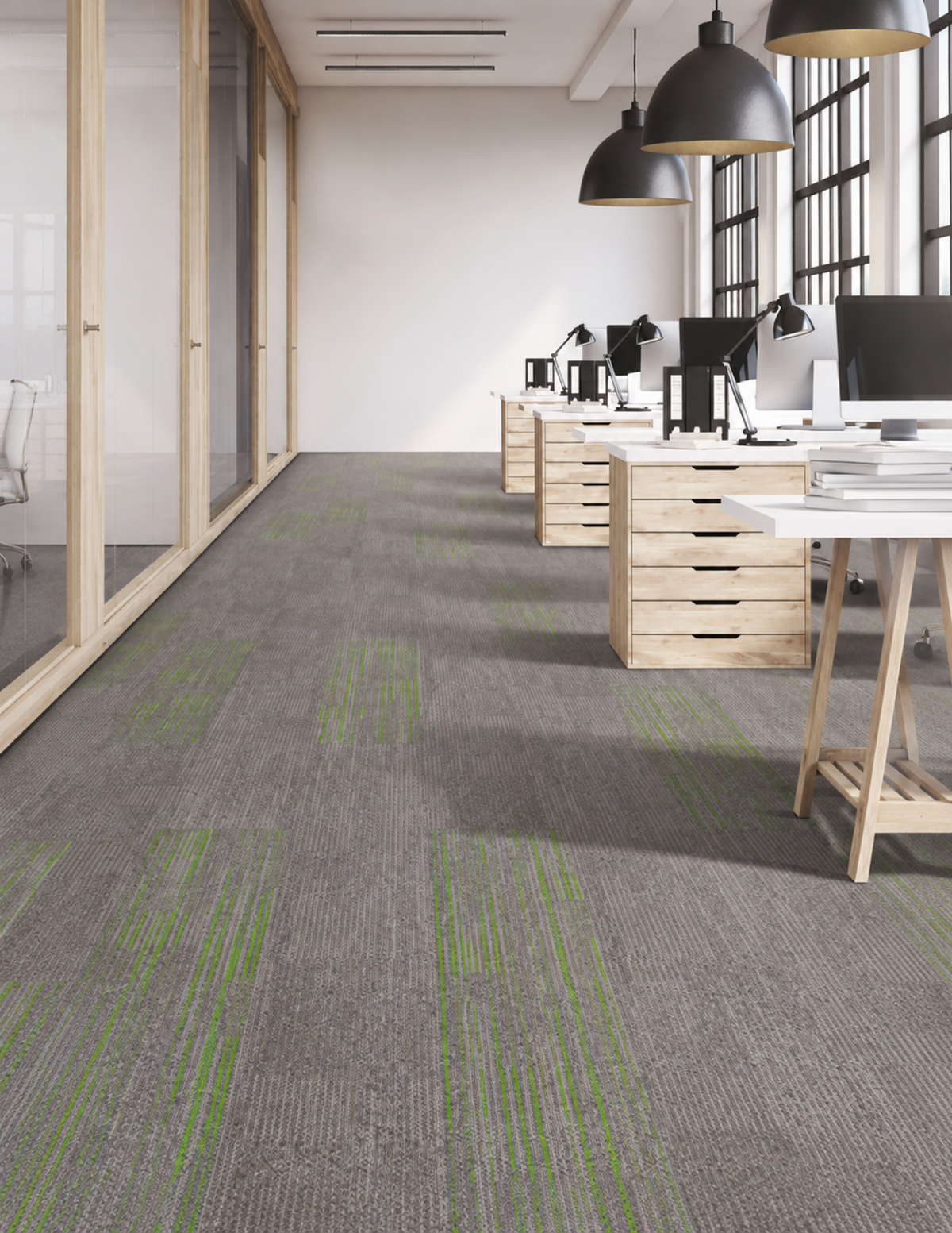 Star Trails Carpet Tiles