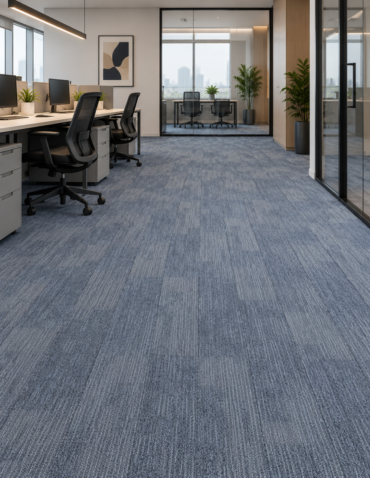 Star Trails Carpet Tiles