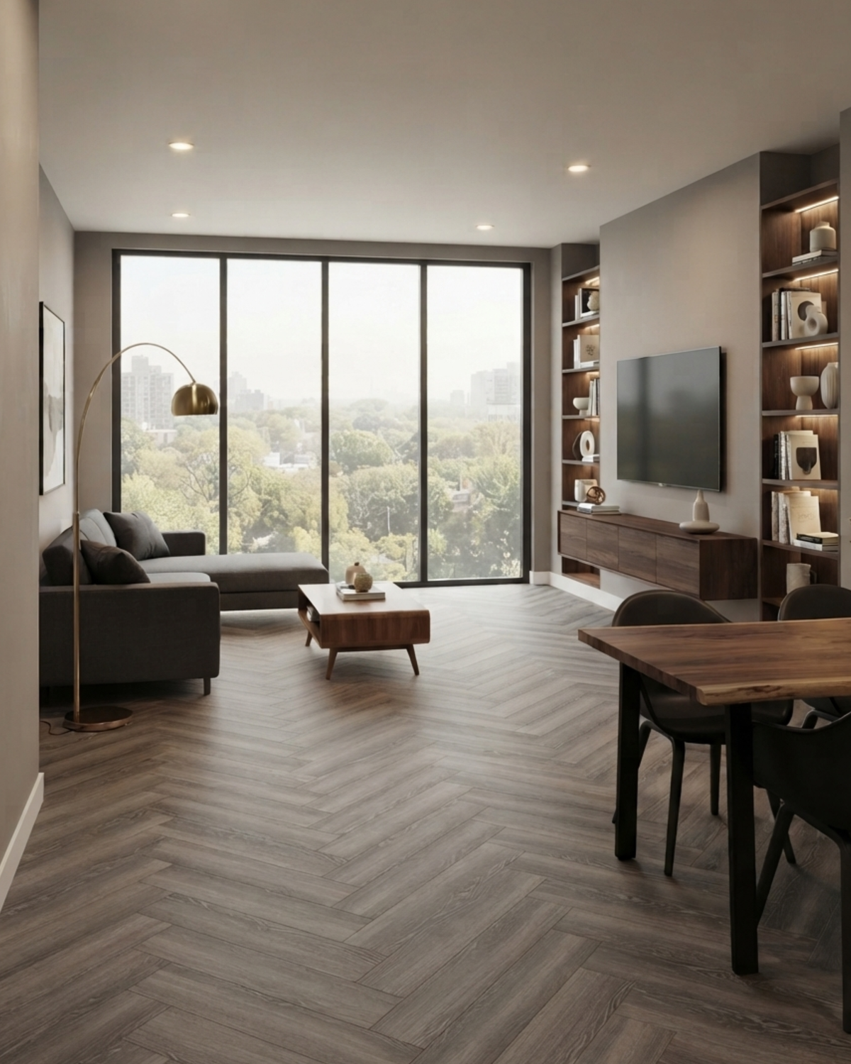 Herringbone Wooden Laminate
