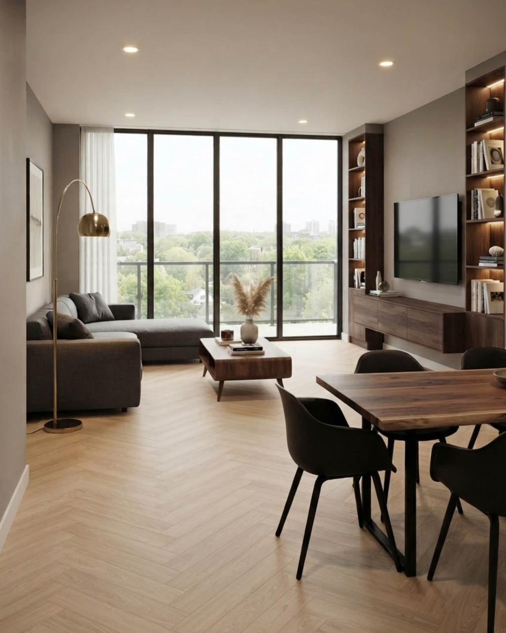 Herringbone Wooden Laminate